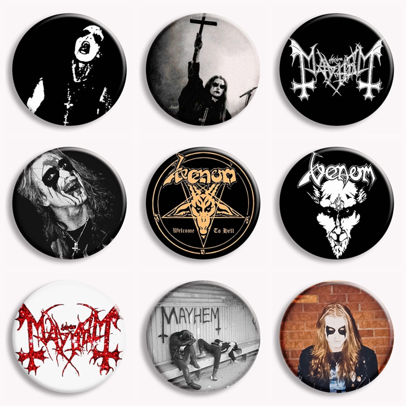 Pin Button Badge - Rock Mayhem Band Yumuşak Düğme Pin