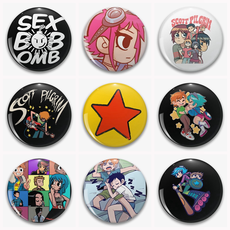 Pin Button Badge - 31 stil Anime Scott Hacı Wallace