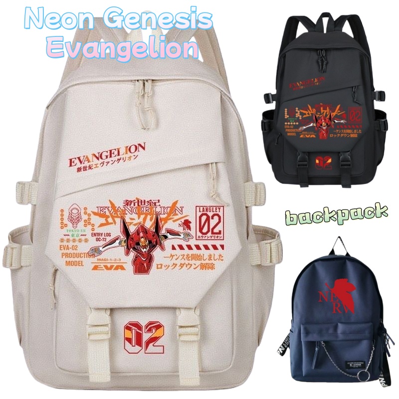 Anime Merchandise Bag - Neon Genesis Evangelion Sırt Çantası Sevimli