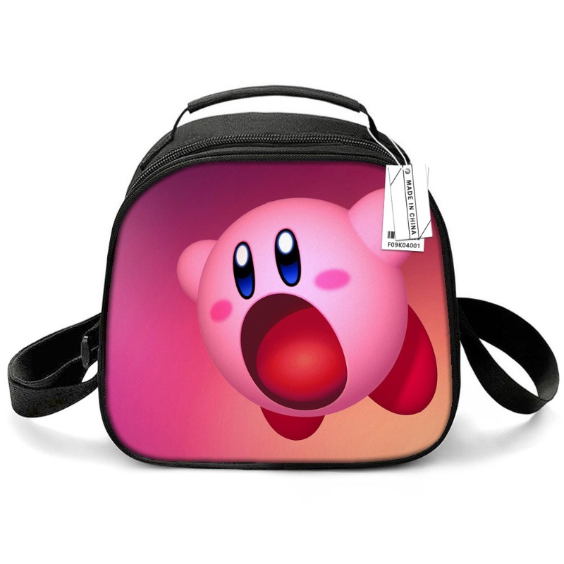 Anime Tote Bag - Kirby Oyunu Sevimli Karikatür Baskı Yalıtımlı