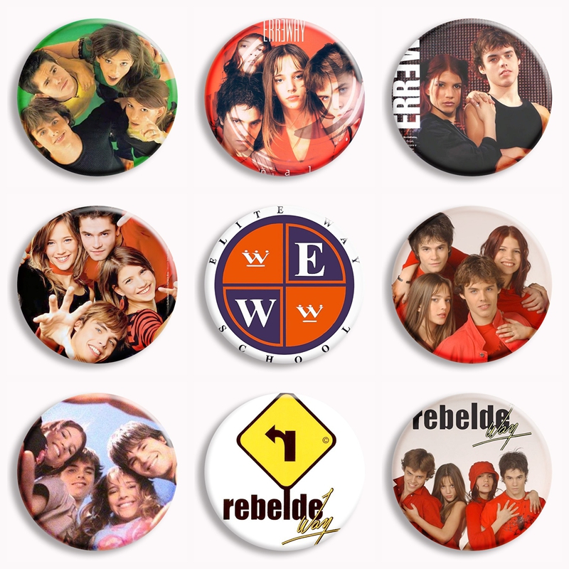 Pin Button Badge - Film Rebelde Way Yumuşak Düğme Rozeti