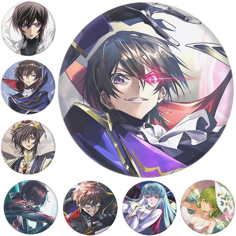 Pin Button Badge - Lelouch Lamperouge Rozet Anime Ürünleri CC