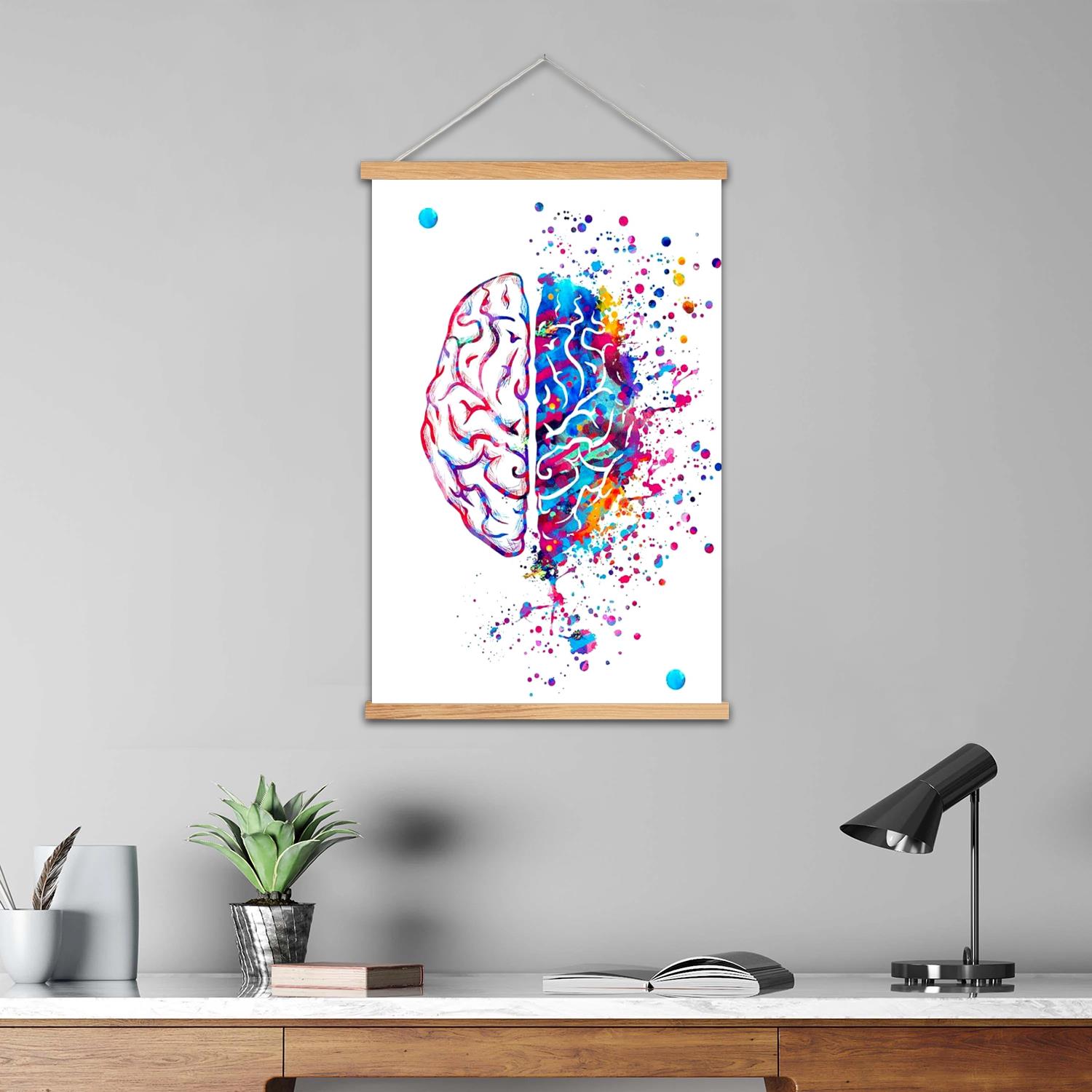 Beyin Çerçeveli Duvar Resmi Ka - Art Print Framed incelemesi ve fiyatı