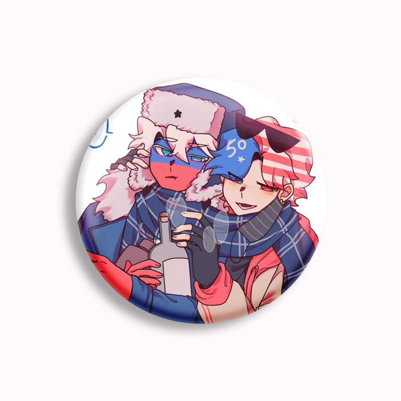 Countryhuman Fan Sanat Düğme P - Pin Button Badge incelemesi ve fiyatı