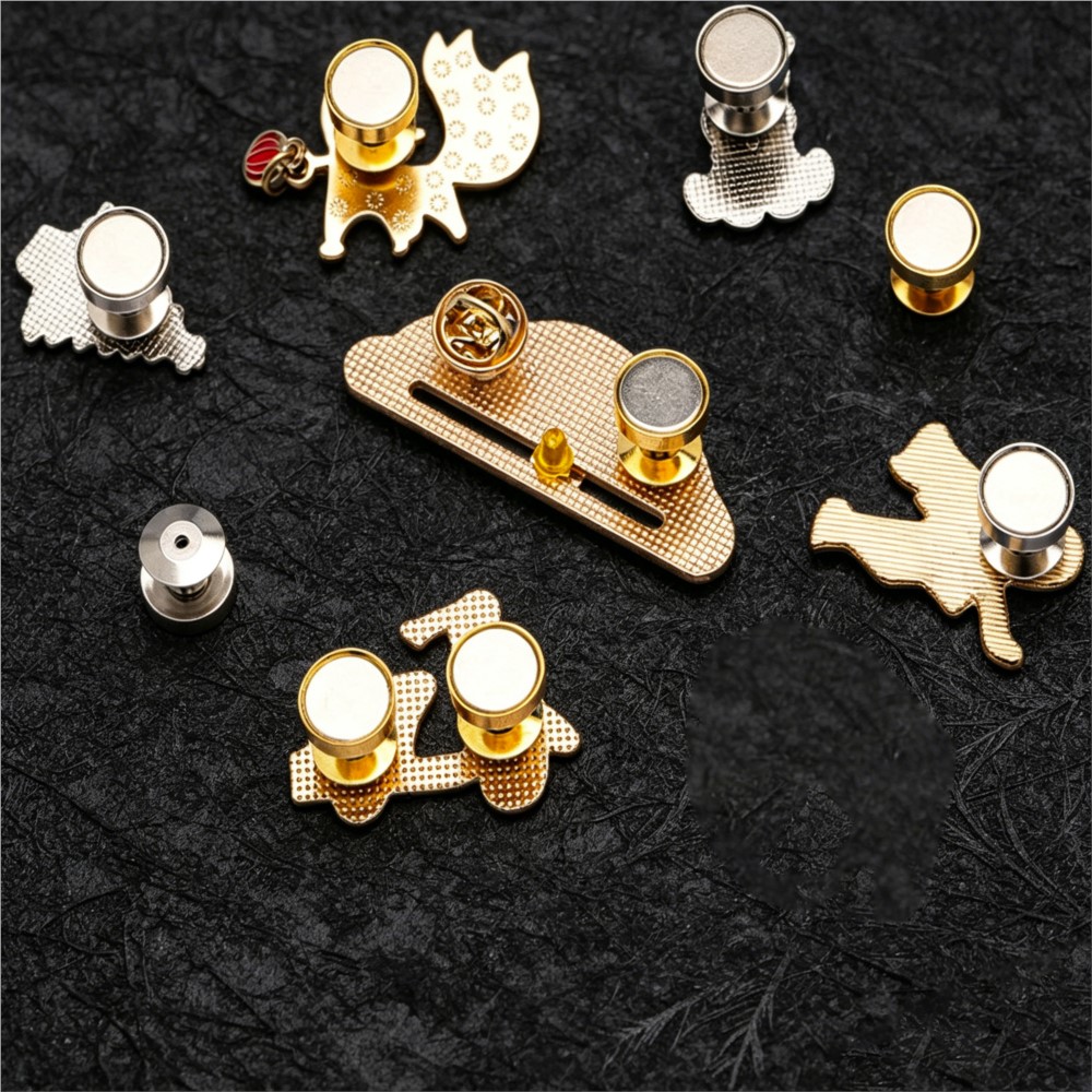 10 adet/grup manyetik klipsler - Pin Button Badge incelemesi ve fiyatı